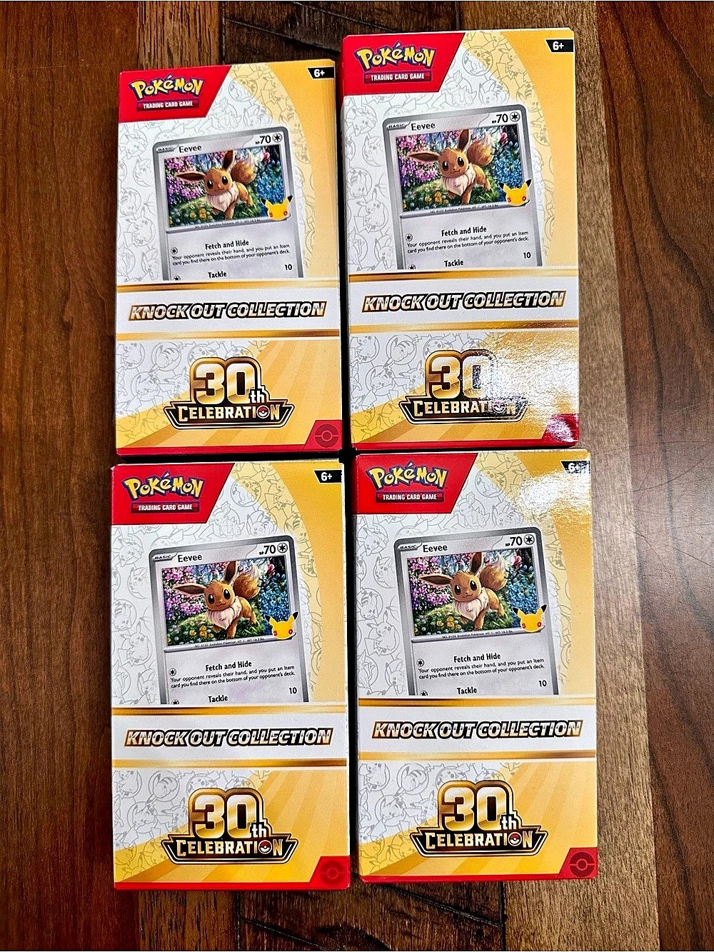Pokémon TCG: 30th Celebration Knock Out Collection (Lot of 4)